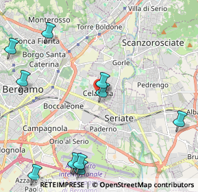 Mappa Via Pizzo di Redorta, 24125 Bergamo BG, Italia (2.81455)