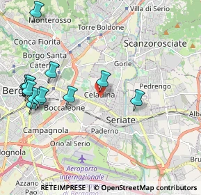 Mappa Via Pizzo di Redorta, 24125 Bergamo BG, Italia (2.42286)