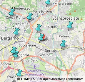 Mappa Via Pizzo di Redorta, 24125 Bergamo BG, Italia (2.48545)