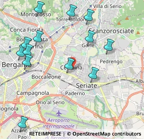 Mappa Via Pizzo di Redorta, 24125 Bergamo BG, Italia (2.38769)