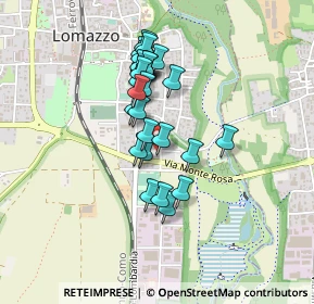 Mappa Via Monte Rosa, 22074 Lomazzo CO, Italia (0.34828)