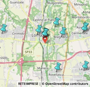 Mappa Via Monte Rosa, 22074 Lomazzo CO, Italia (2.46692)