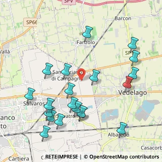 Mappa Via Larghe, 31020 Castelfranco Veneto TV, Italia (2.3585)