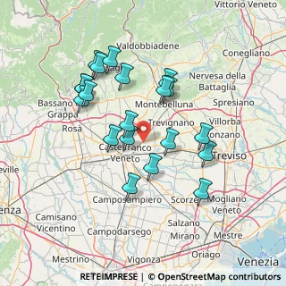 Mappa Via Larghe, 31020 Castelfranco Veneto TV, Italia (13.518)
