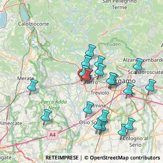 Mappa Via A. Manzoni, 24030 Presezzo BG, Italia (7.8765)