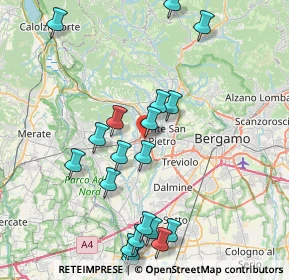 Mappa Via Alessandro Manzoni, 24030 Presezzo BG, Italia (9.0535)