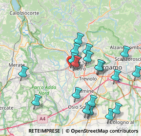 Mappa Via Alessandro Manzoni, 24030 Presezzo BG, Italia (7.8765)