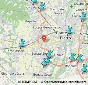 Mappa Via A. Manzoni, 24030 Presezzo BG, Italia (2.885)