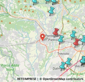 Mappa Via A. Manzoni, 24030 Presezzo BG, Italia (6.41625)