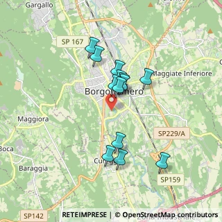 Mappa Via per Cureggio, 28021 Borgomanero NO, Italia (1.45462)