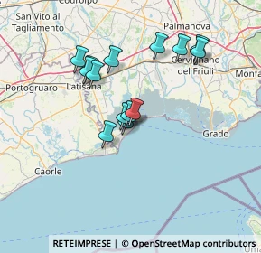 Mappa Viale Verona, 33054 Lignano Sabbiadoro UD, Italia (11.91643)