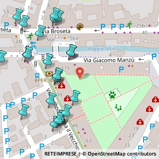 Mappa Via Giacomo Manzu', 24122 Bergamo BG, Italia (0.07308)