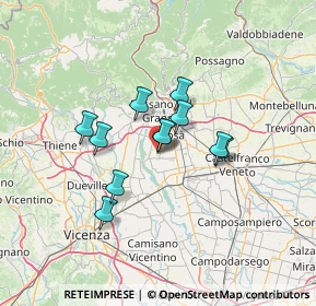 Mappa Via E. Fermi, 36056 Baracche VI, Italia (9.52)