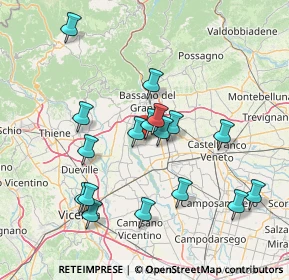 Mappa Via E. Fermi, 36056 Baracche VI, Italia (14.45647)