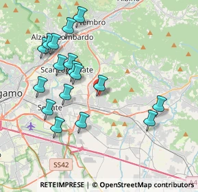 Mappa Via G. Ferraris, 24061 Albano Sant'Alessandro BG, Italia (3.98353)