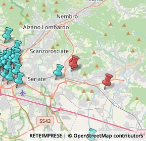 Mappa Via G. Ferraris, 24061 Albano Sant'Alessandro BG, Italia (6.401)