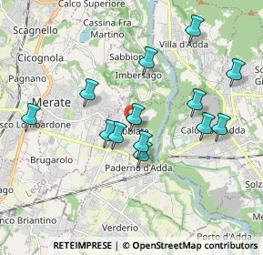 Mappa Via Pizzagalli, 23899 Robbiate LC, Italia (1.75923)