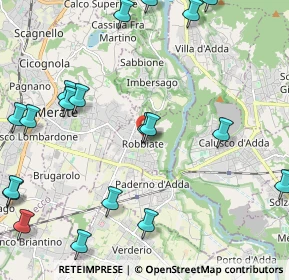 Mappa Via Pizzagalli, 23899 Robbiate LC, Italia (2.83579)