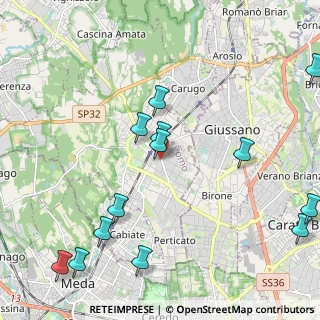 Mappa Via Isonzo, 22066 Mariano Comense CO, Italia (2.60231)