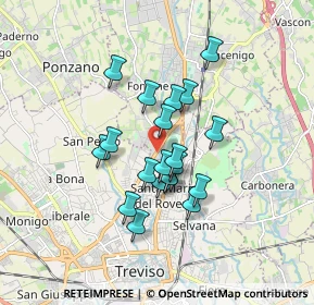Mappa Viale della Repubblica, 31050 Treviso TV, Italia (1.3045)