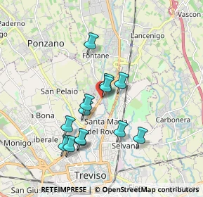Mappa Viale della Repubblica, 31050 Treviso TV, Italia (1.58077)