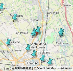 Mappa Viale della Repubblica, 31050 Treviso TV, Italia (2.50615)