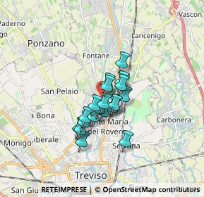 Mappa Viale della Repubblica, 31050 Treviso TV, Italia (1.061)