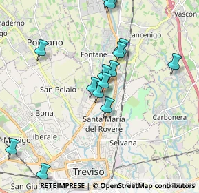 Mappa Viale della Repubblica, 31050 Treviso TV, Italia (2.451)