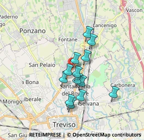 Mappa Viale della Repubblica, 31050 Treviso TV, Italia (1.34077)