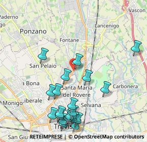Mappa Viale della Repubblica, 31050 Treviso TV, Italia (2.395)