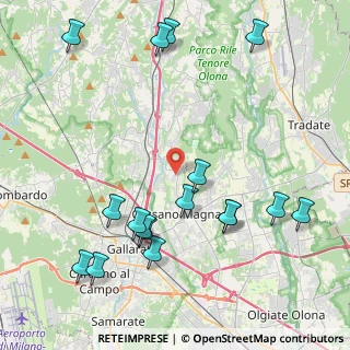 Mappa Via Giacomo Matteotti, 21040 Oggiona Con Santo Stefano VA, Italia (4.96294)