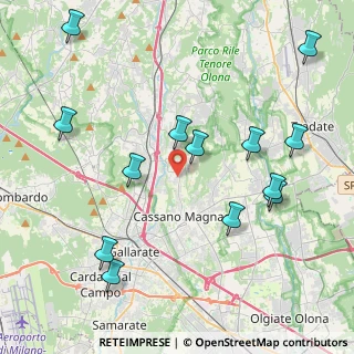 Mappa Via Giacomo Matteotti, 21040 Oggiona Con Santo Stefano VA, Italia (4.73692)