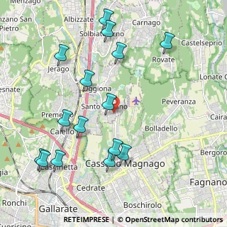 Mappa Via Giacomo Matteotti, 21040 Oggiona Con Santo Stefano VA, Italia (2.33467)
