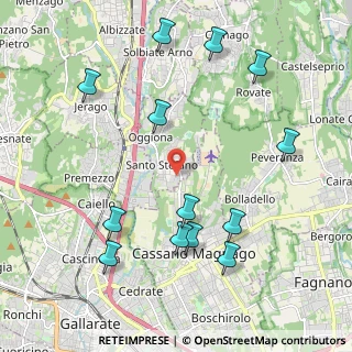 Mappa Via Giacomo Matteotti, 21040 Oggiona Con Santo Stefano VA, Italia (2.35615)