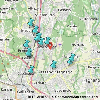 Mappa Via Giacomo Matteotti, 21040 Oggiona Con Santo Stefano VA, Italia (1.80615)