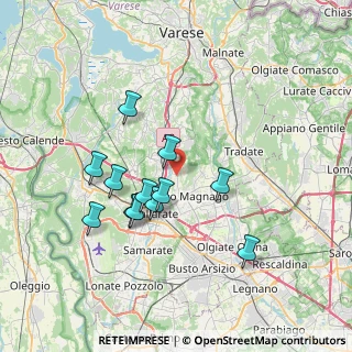 Mappa Via Giacomo Matteotti, 21040 Oggiona Con Santo Stefano VA, Italia (6.4825)