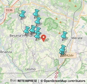 Mappa Via Moneta E. T., 23873 Missaglia LC, Italia (3.26)