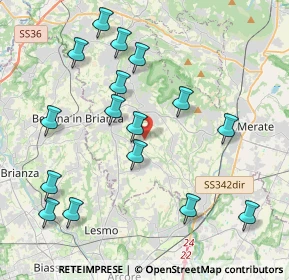 Mappa Via Moneta E. T., 23873 Missaglia LC, Italia (4.3825)