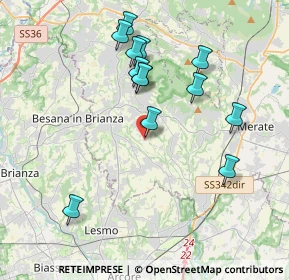 Mappa Via Moneta E. T., 23873 Missaglia LC, Italia (3.77)
