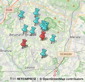 Mappa Via Moneta E. T., 23873 Missaglia LC, Italia (2.82733)