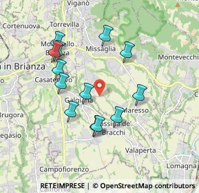 Mappa Via Moneta E. T., 23873 Missaglia LC, Italia (1.69846)