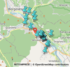 Mappa Serravalle Sesia, 13037 Serravalle Sesia VC, Italia (1.417)