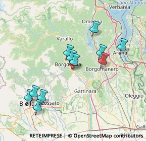 Mappa Serravalle Sesia, 13037 Serravalle Sesia VC, Italia (14.59091)