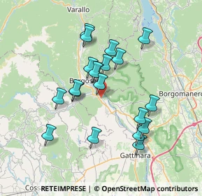 Mappa Serravalle Sesia, 13037 Serravalle Sesia VC, Italia (6.3885)