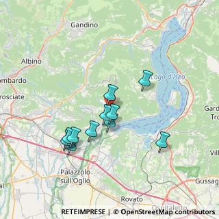 Mappa Via Campagnola, 24060 Adrara San Martino BG, Italia (6.28455)