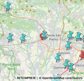 Mappa Via Gioacchino Rossini, 24030 Presezzo BG, Italia (6.762)