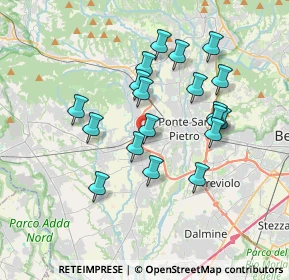 Mappa Via Gioacchino Rossini, 24030 Presezzo BG, Italia (3.25895)