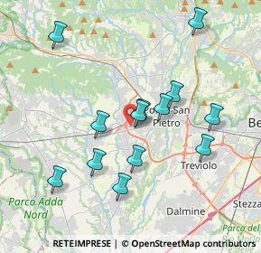 Mappa Via Gioacchino Rossini, 24030 Presezzo BG, Italia (3.57077)