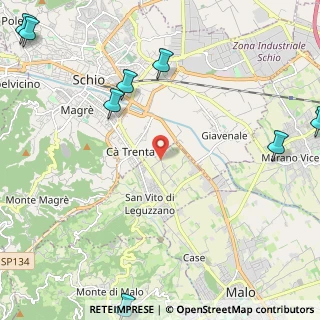 Mappa Via Monte Cimone, 36030 San Vito di Leguzzano VI, Italia (3.70455)