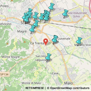 Mappa Via Monte Cimone, 36030 San Vito di Leguzzano VI, Italia (2.3395)